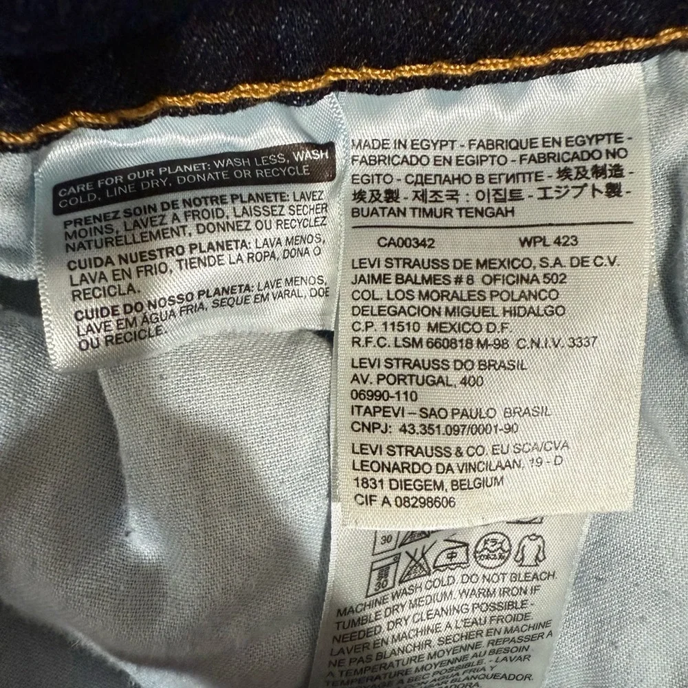 Levi's 511 Blue Jeans W 38 L 32